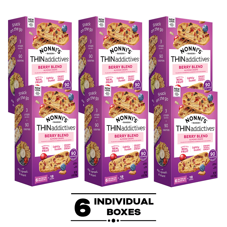 Nonni's THINaddictives Berry Blend, 6-Pack