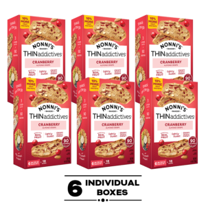Nonni's THINaddictives Cranberry, 6-Pack