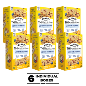 Nonni's THINaddictives Lemon Blueberry, 6-Pack