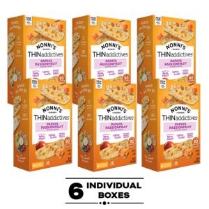 Nonni's THINaddictives Papaya Passionfruit, 6-Pack