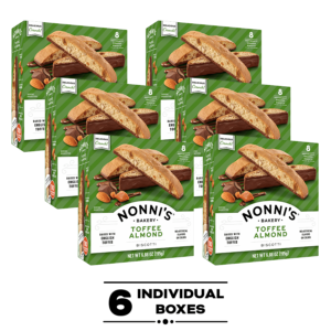 Nonni's Toffee Almond Biscotti, 6-Pack